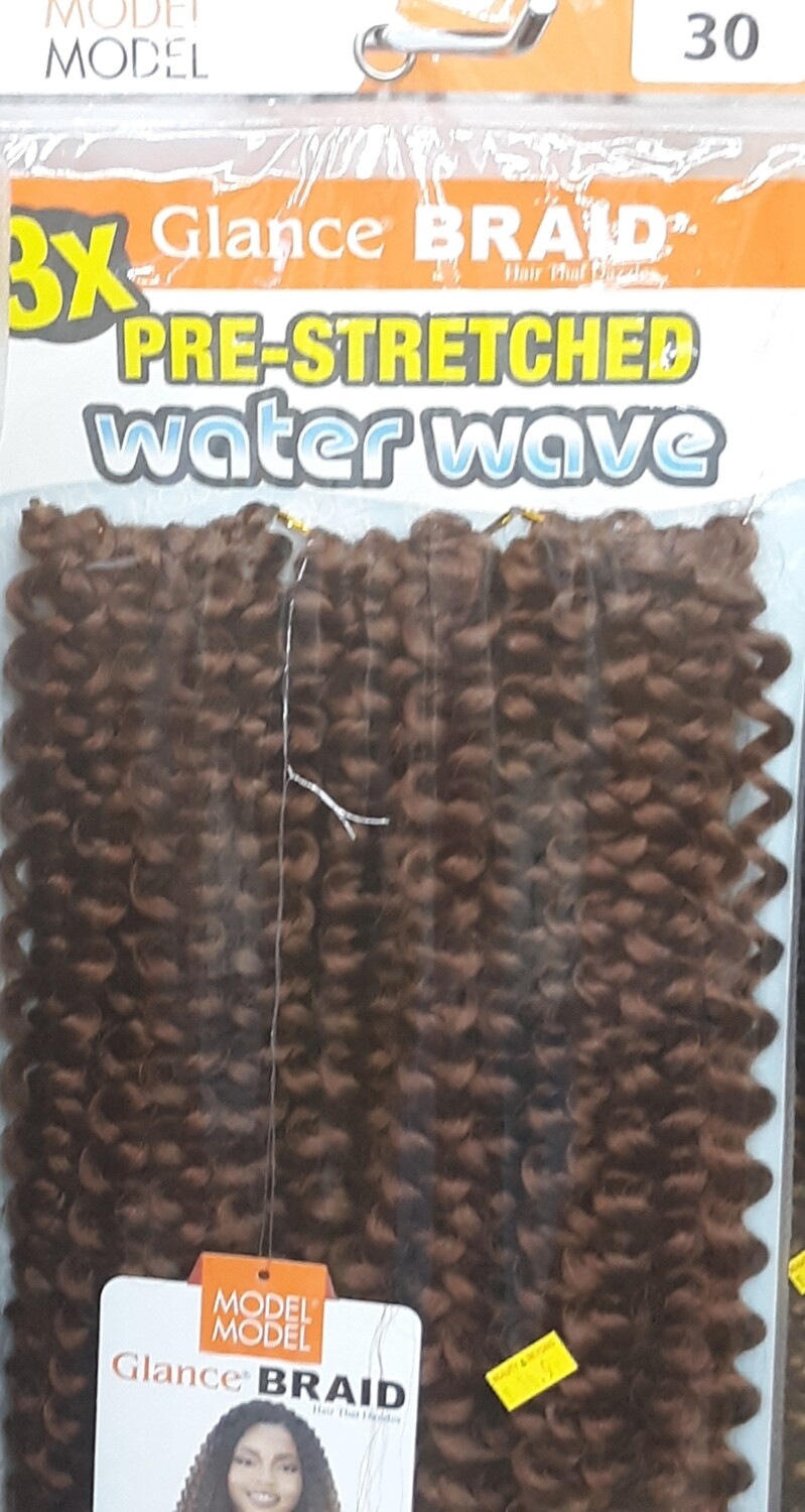 Glance Braid Pre-Stretched Water Wave 18" (30)