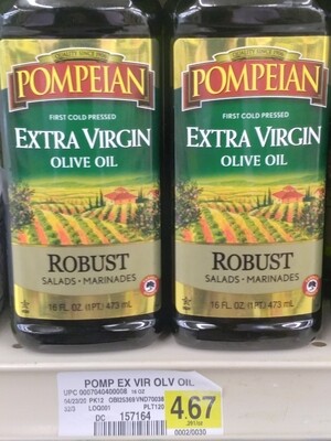 Pompeian Extra Virgin Olive Oil 16oz