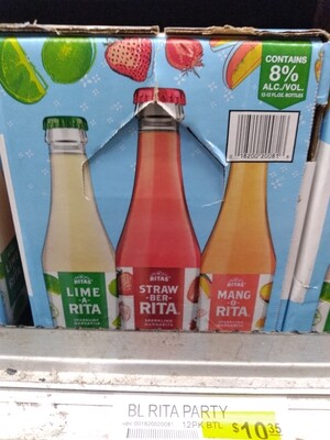 Ritas (Lime, Strawberry, Mango)
