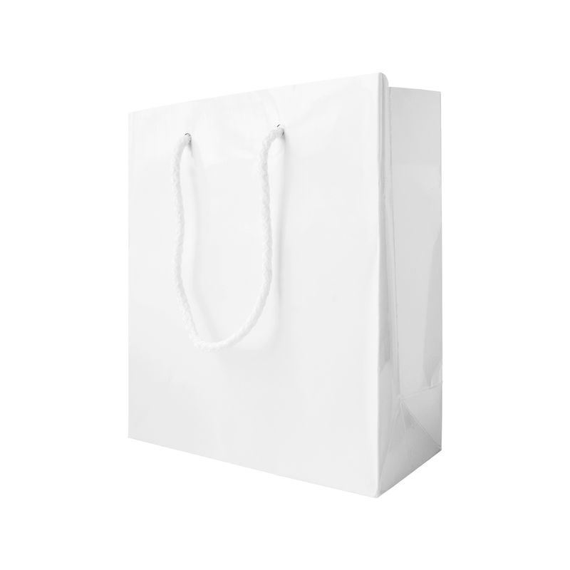 Bolso Papel Cartulina con Asa de Nylon