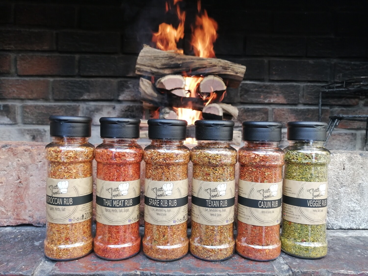 3 x That Food That Rub Collection 6 Pack