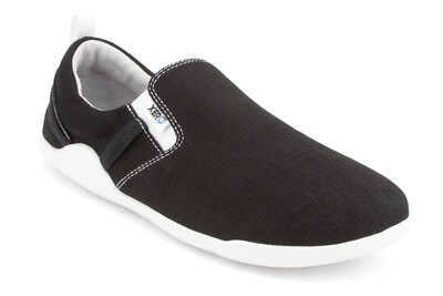 APTOS Men - Casual Hemp Canvas Slip-on - BLACK APTOS Men - Casual Hemp Canvas Slip-on - BLACK