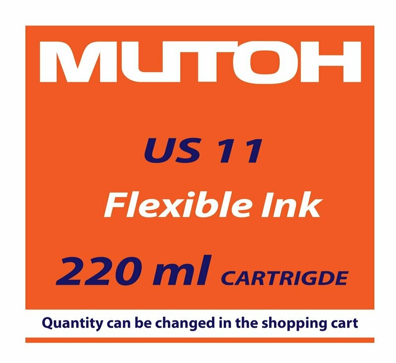 Mutoh UV US11 Flexible inks  - 220ml Cartridges