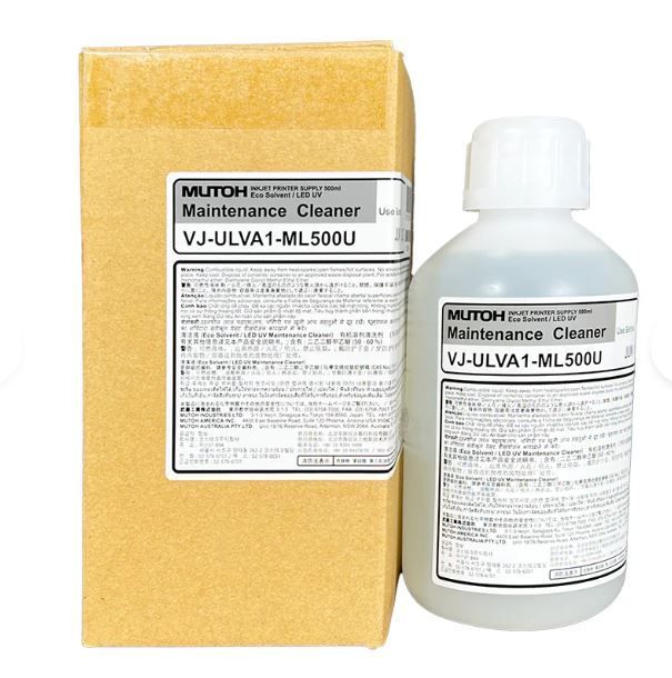 Mutoh Eco-Solvent / LED UV Maintenance Cleaner - 500ml