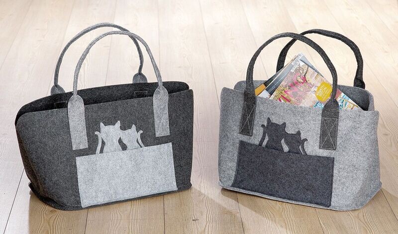 Filztasche "Katzen"
