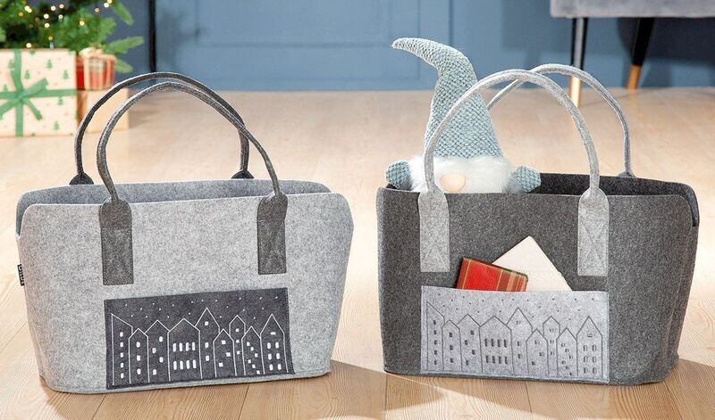 Filztasche "Häuser"
