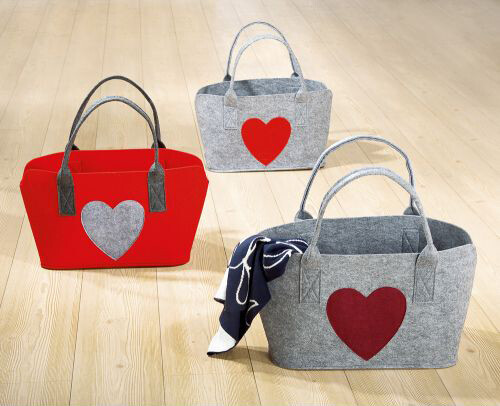 Filztasche "Herz"