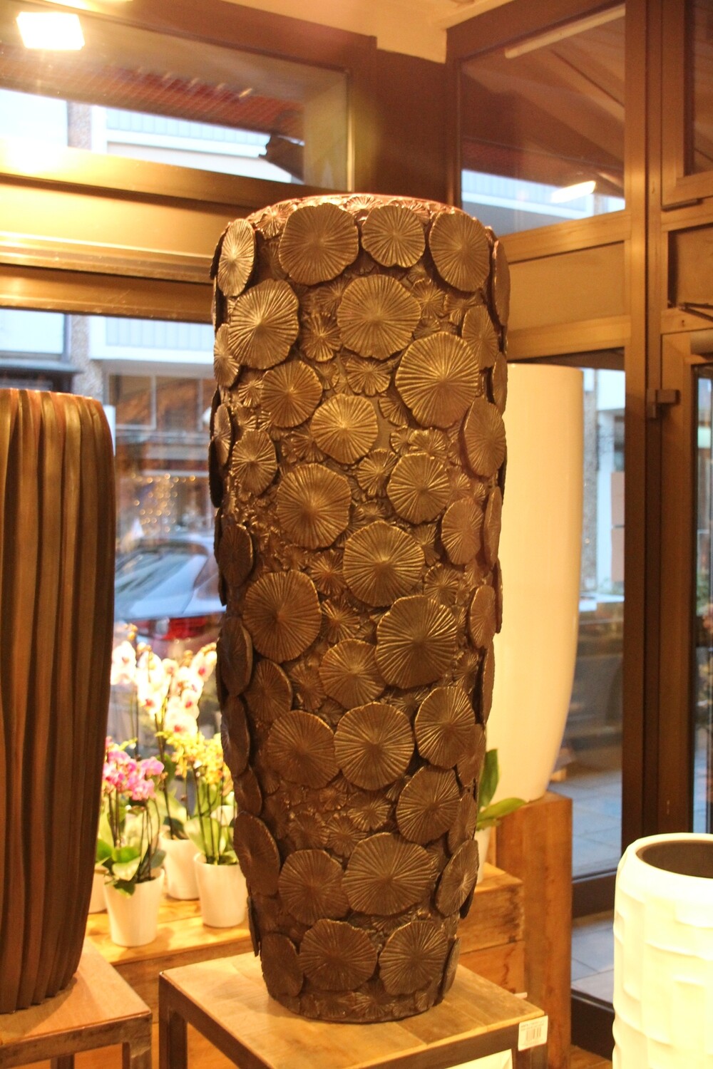 Großgefäß Vase graphit  97 cm hoch