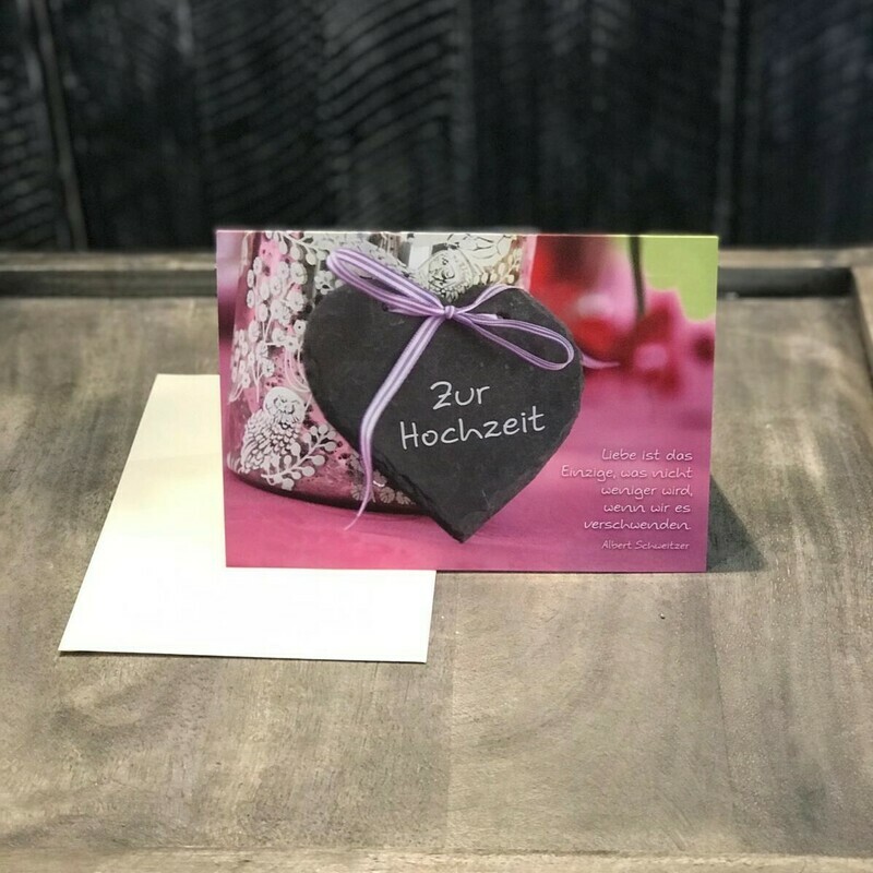 Karte Hochzeit ..das Einzige