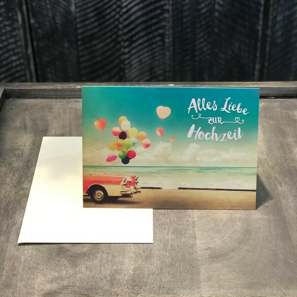 Karte  Hochzeit Alles Liebe