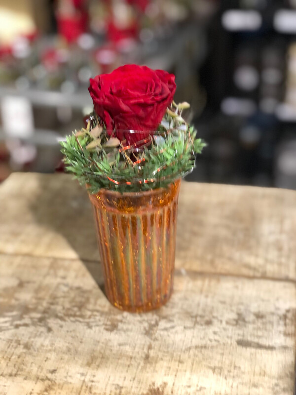 Orange Glas