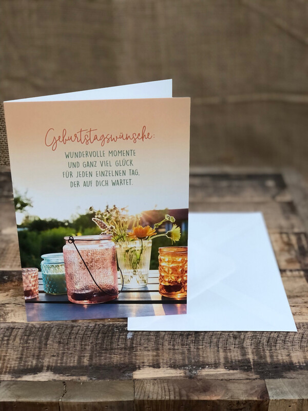 Karte „wundervolle Momente“