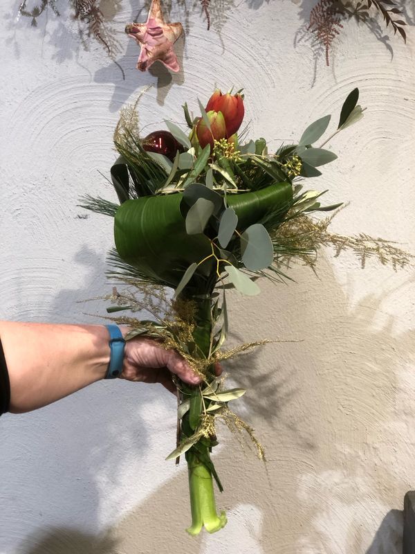 Winterzepter mit einer Amaryllis