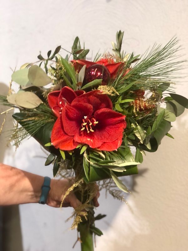 Winterzepter mit ZWEI Amaryllis