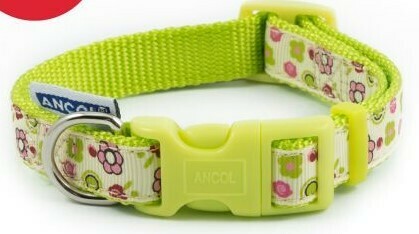 LIME FLOWERS COLLAR 20-30CM SIZE 1-2