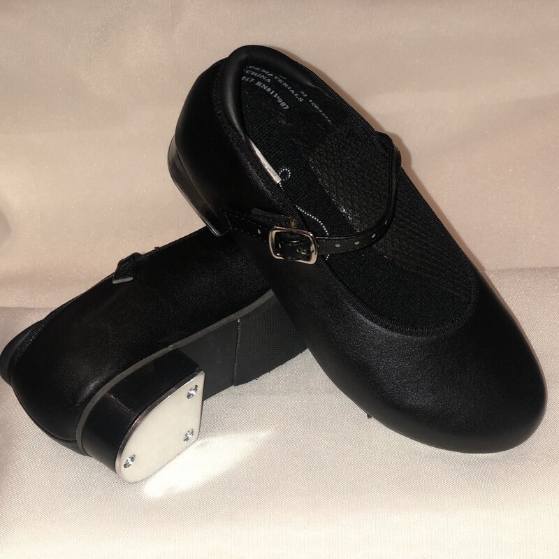 Buckle Student Black Tap Shoe - RD60006/ RD60014