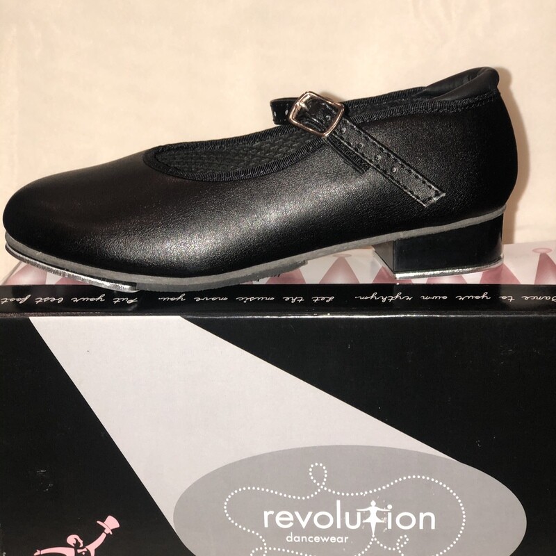 Buckle Student Black Tap Shoe - RD60006/ RD60014