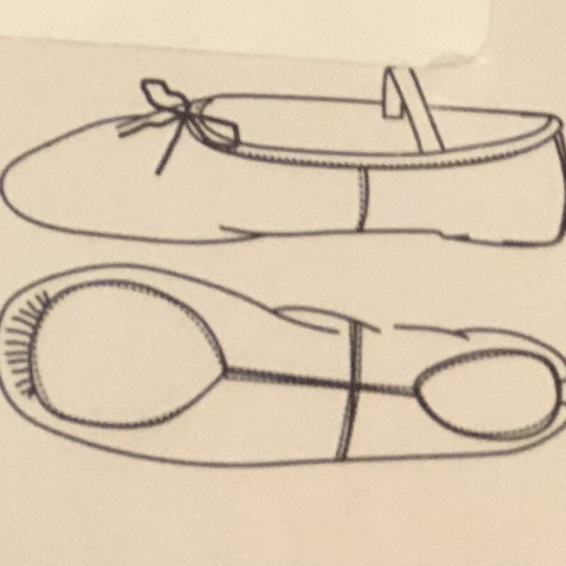 Split-Sole Ballet Shoe - #100