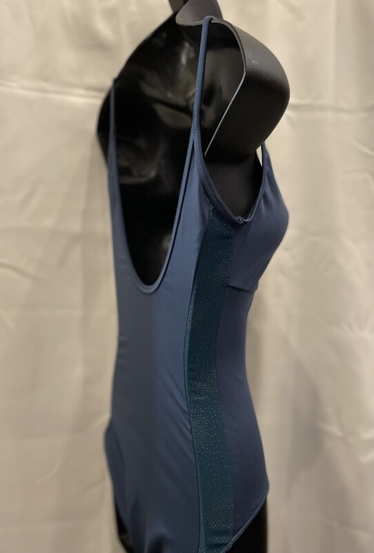 Promo Pinch Front Sapphire Leotard - Small Adult