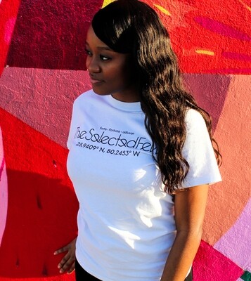 Fortune Favours the Bold White Logo Tee
