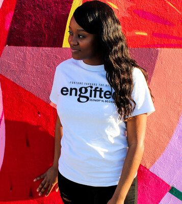 Fortune Favours the Bold White Logo Tee Fortune Favours the Bold White Logo Tee