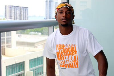Respect My Social Distance White Tee Respect My Social Distance White Tee