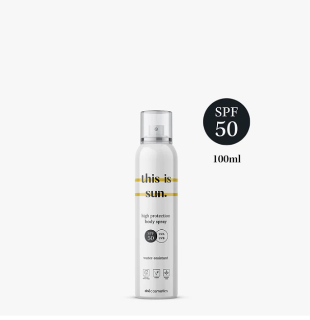 This is sun - body spray SPF50 - 100 ml