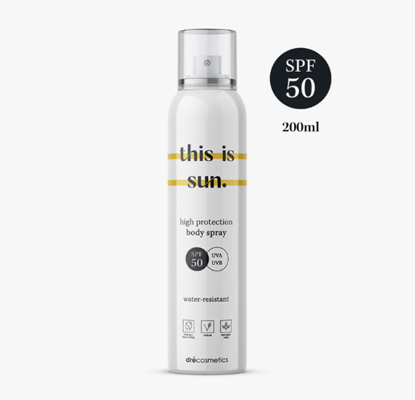 This is sun - body spray SPF50 - 200 ml