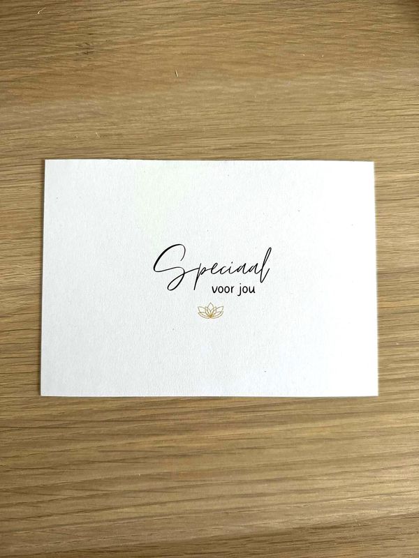 &quot;Speciaal voor jou&quot; PER POST OF AFHALEN