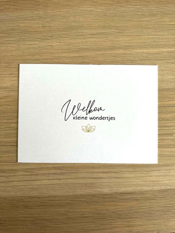 Geboorte meerling PER POST OF AFHALEN