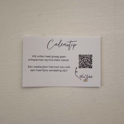 Geboortelijstkaartjes