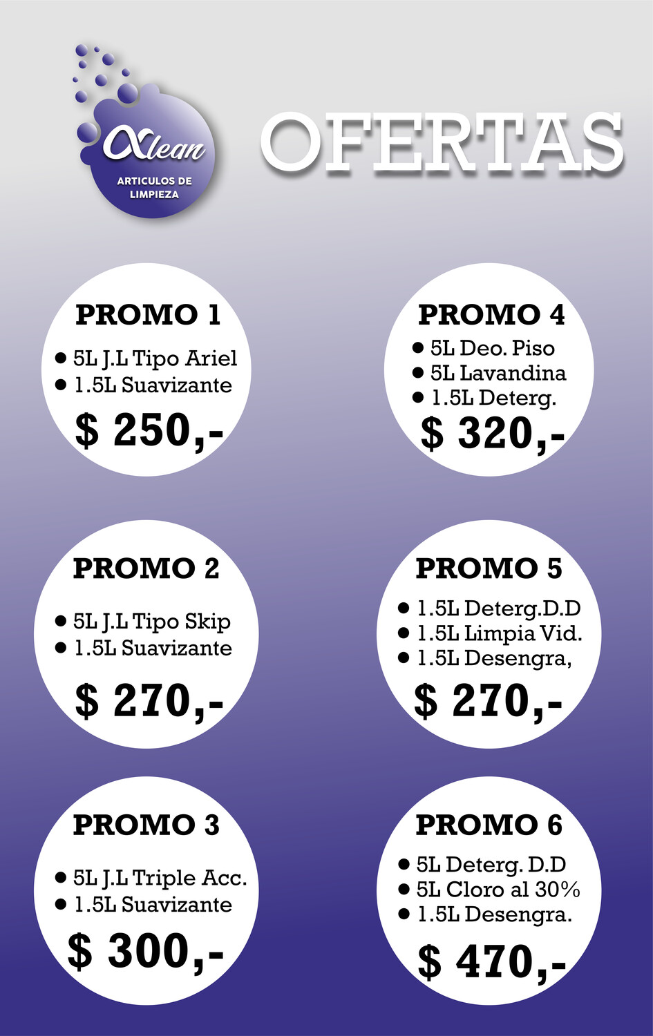 PROMOCIONES EN JABONES LÍQUIDOS