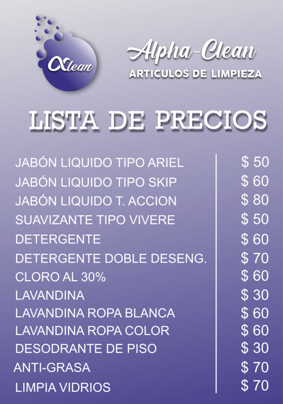 PRODUCTOS POR LITRO