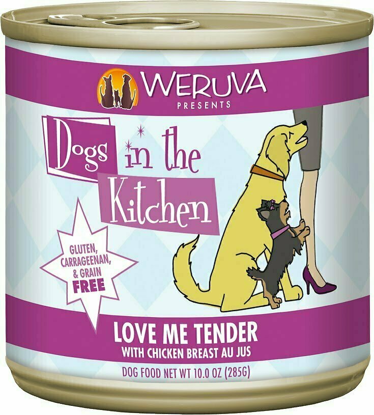 Weruva Dogs in the Kitchen Love Me Tender with Chicken Breast Au Jus Grain-Free Wet Dog Food - 10 oz. can