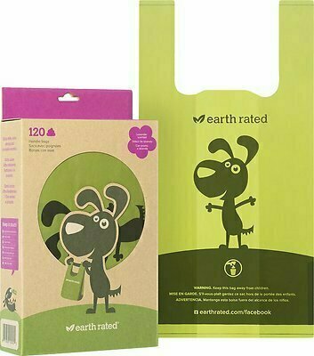 Earth Rated PoopBags Handle Bags - Scented (120 count)