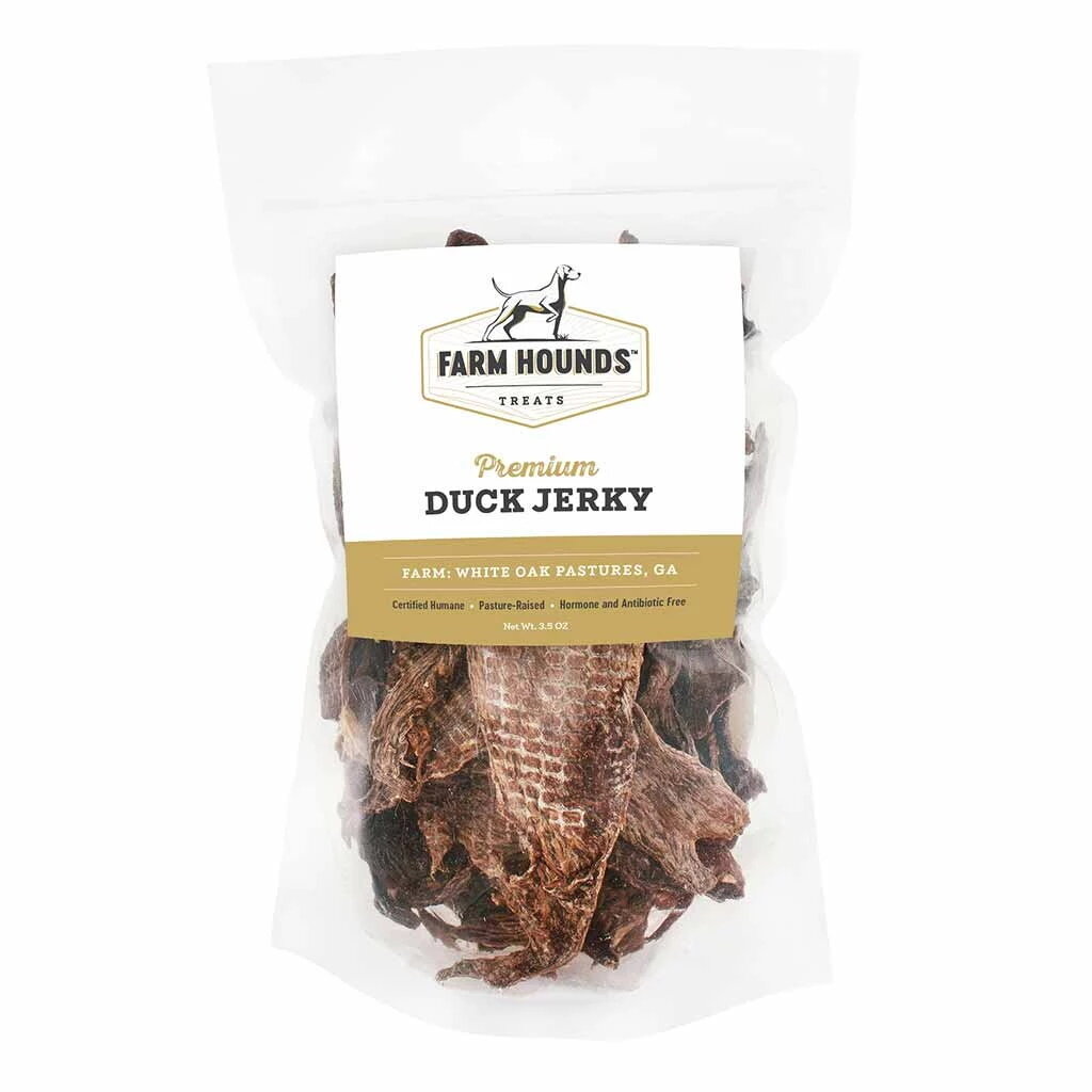 Farm Hounds Duck Jerky Dog Treats - 3.5 oz.