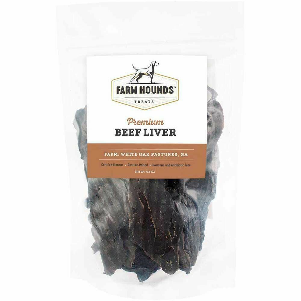 Farm Hounds Premium Beef Liver Dog Treats - 4.5 oz.