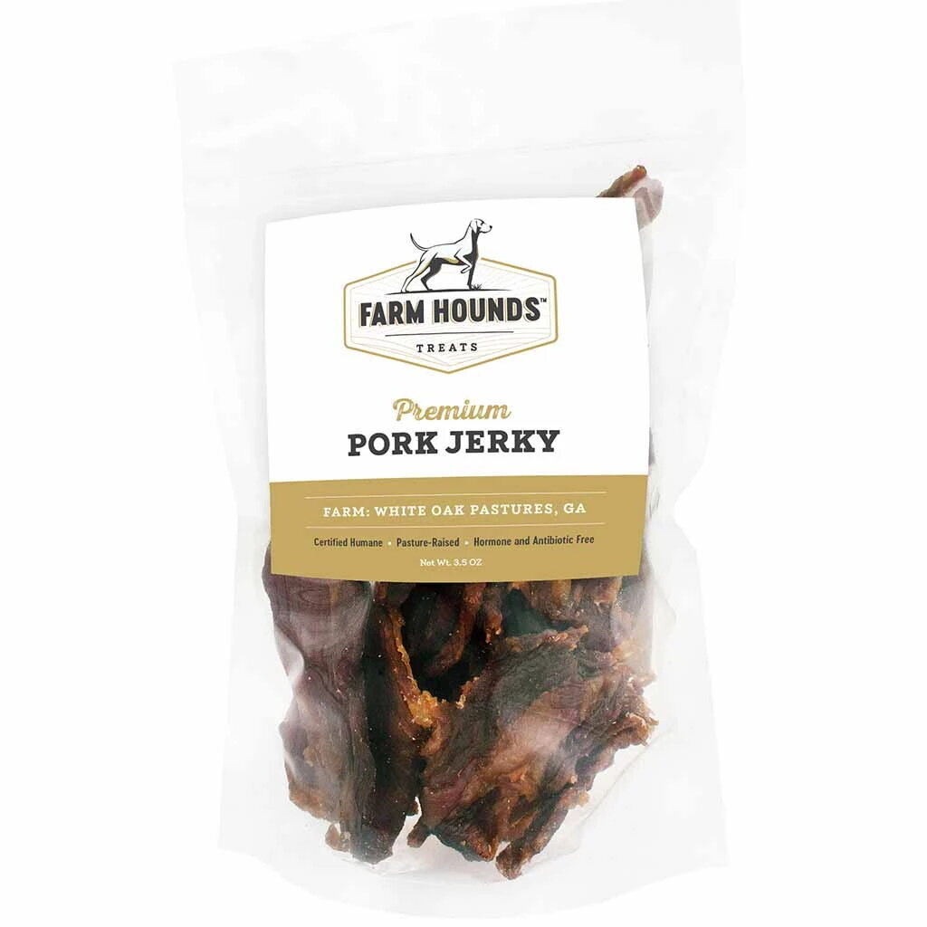 Farm Hounds Pork Jerky Dog Treats - 3.5 oz.