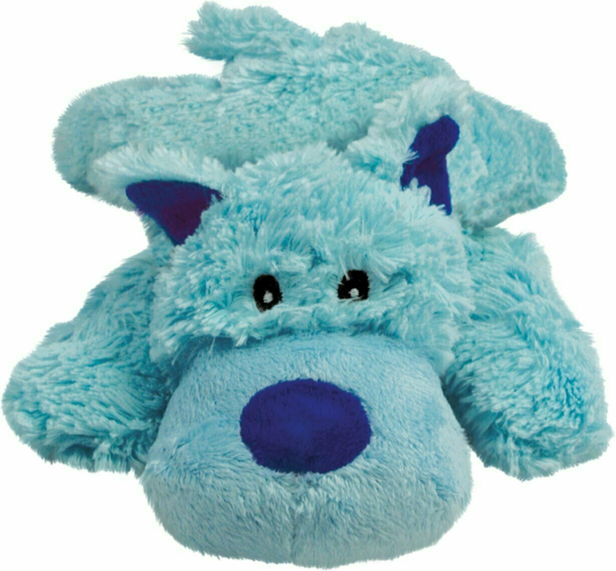 KONG The Cozie Baily Plush Dog Toy - Blue - Medium