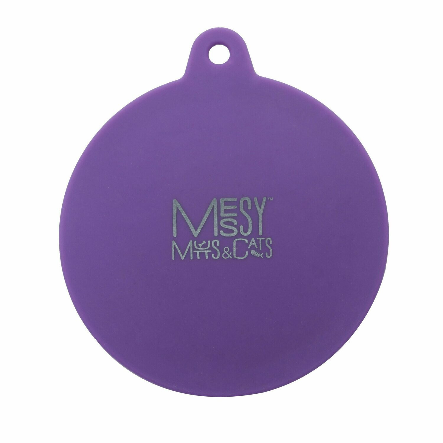 Messy Mutts Silicone Dog &amp; Cat Can Cover - Purple