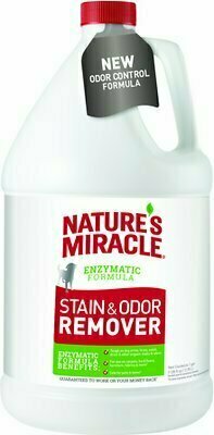 Nature&#39;s Miracle Dog Stain &amp; Odor Remover - 1 Gallon Bottle