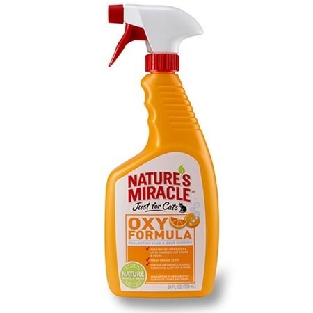 Nature&#39;s Miracle Just for Cats Oxy Cat Stain &amp; Odor Remover, 24-oz Bottle