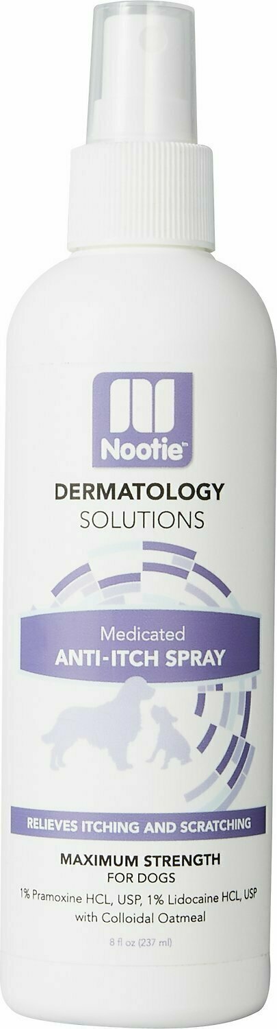 Nootie Medicated Anti-itch Spray for Dogs, 8 oz Bottle