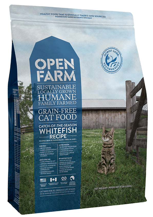 Open Farm Catch-of-the-Season Whitefish Recipe Grain-Free Dry Cat Food - 4 Pound