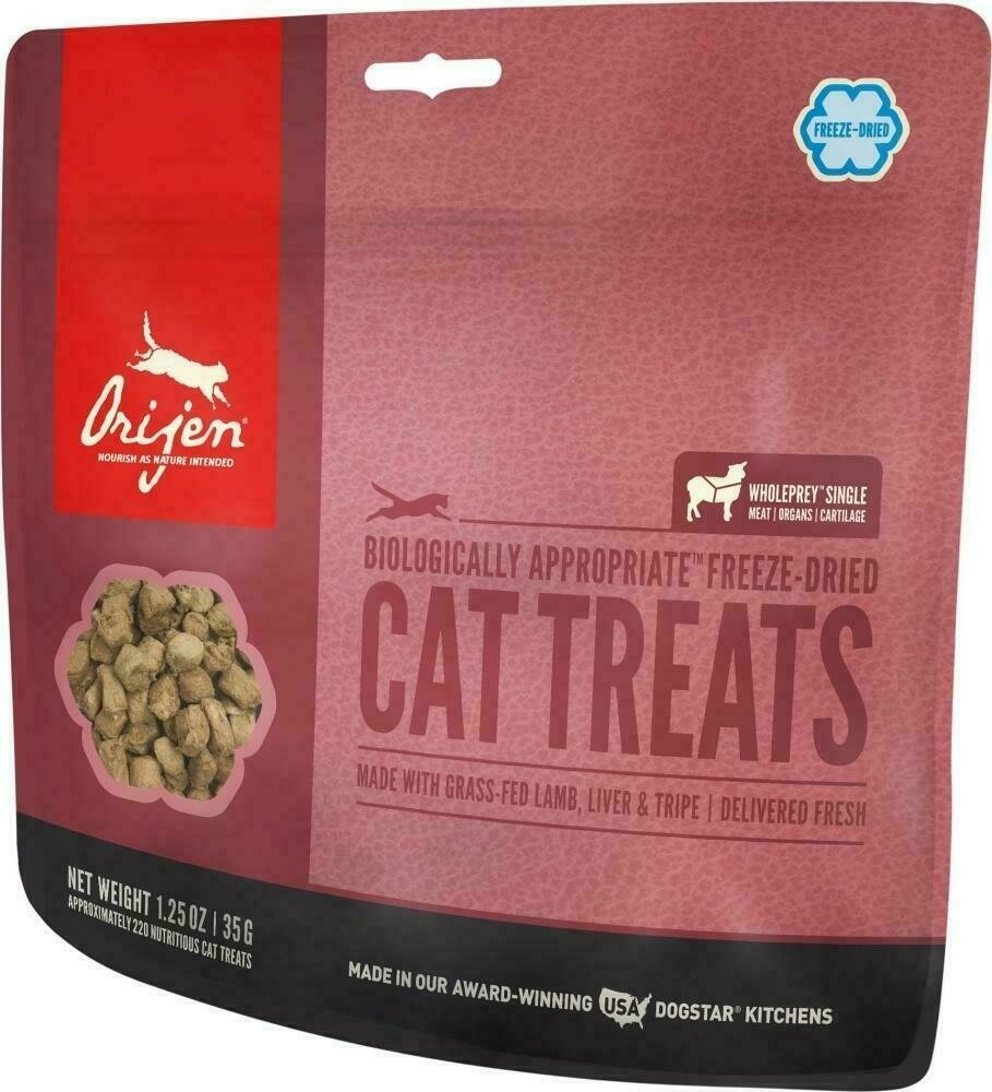 ORIJEN Freeze Dried Grass Fed Lamb Cat Treats - 1.25 oz.