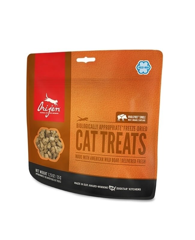 ORIJEN Freeze Dried Wild Boar Cat Treats - 1.25 oz.