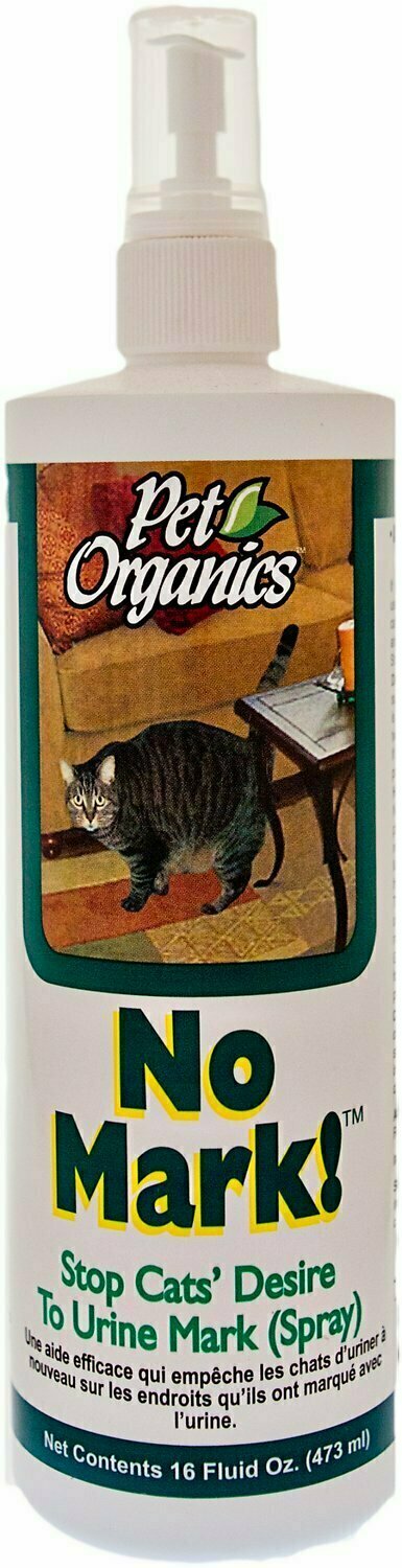 NaturVet Pet Organics No Mark! Stops Cats&#39; Desire to Urine Mark - 16 oz. Bottle