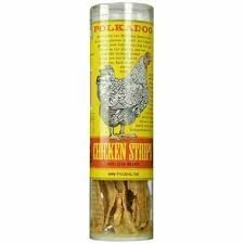 PolkaDog Chicken Jerky Strips Dog/Cat Treats Tube 4oz