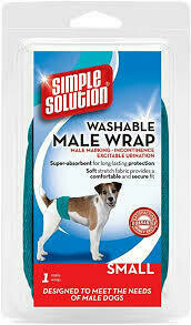 Simple Solution Washable Female Dog Diaper, Small, 1 Pack