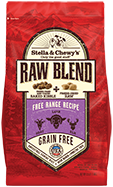 Stella &amp; Chewy&#39;s Raw Blend Free Range Recipe Freeze-Dried Raw &amp; Dry Dog Food - 3.5 Pound